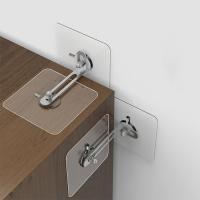 6 piezas de anclajes de pared de muebles sin perforación de montaje en pared muebles anti-punta con kit equipo de seguridad Fijar el estante a la pared para evitar la caída de muebles - details 1