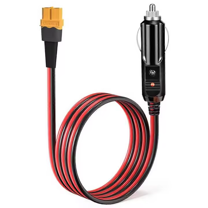 Cable de carga para encendedor de coche a XT60 (12 V/24 V) para ALLPOWERS S2000 Bluetti EB55, Anker 757/767 - 1