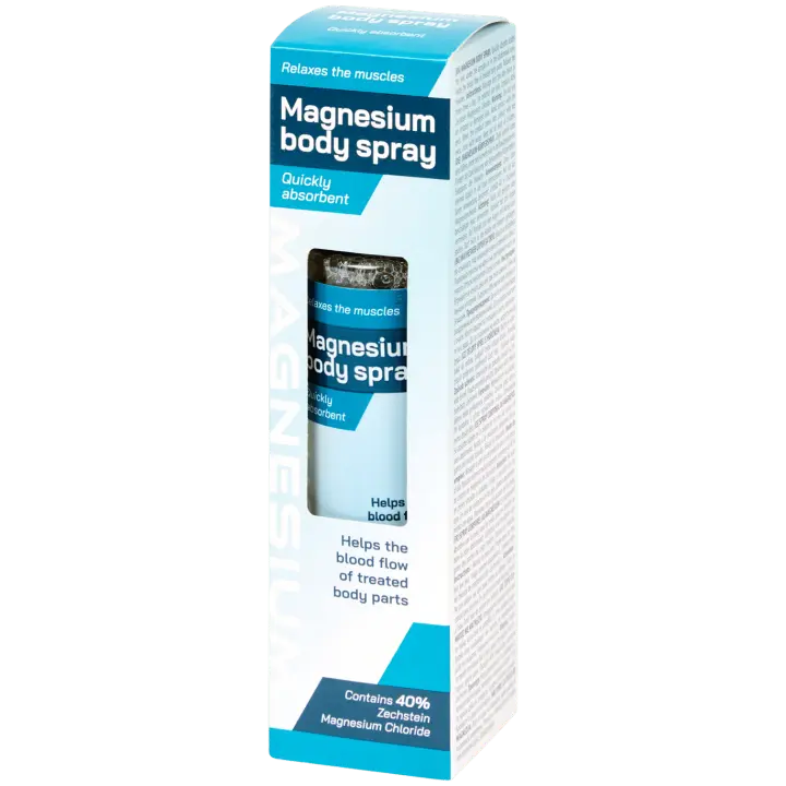 Spray Corporal de Magnesio 100% Puro con 40% Cloruro de Magnesio Zechstein – Relajación Muscular, Mejora Circulación y Descanso – 150ml Uso Externo - 1