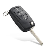 Llave De Coche KEYYOU 433Mhz Con Plegar Para Audi A3 A4 A6 A8 B5 TT RS4 Quattro 1994-2004 Con Chip ID48 Abs Material ABS - details 2