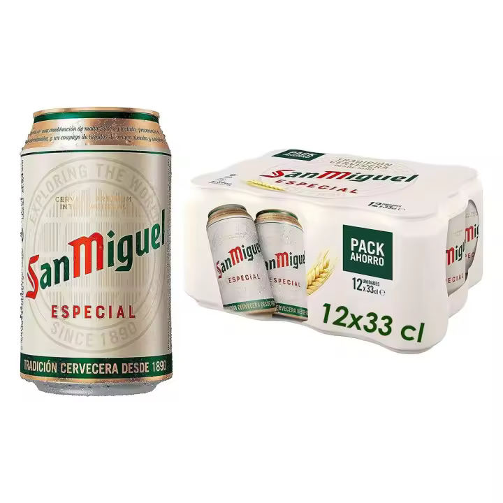 PACK de 12 - Cerveza San Miguel 12 x 33 cl - 1