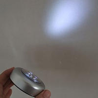2Pcs Luz Nocturna LED Inalámbrica Con Pilas Incluidas Luz De Emergencia Al Presionar La Mano Para Cama Pequeña Y Lectura - details 8
