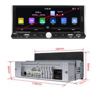 Reproductor Multimedia Inteligente Para Coche Universal 1Din Pantalla Táctil De 6.9'' Con Wireless Carplay Android Auto Navegación GPS Wifi FM Estéreo 2G RAM 64G ROM Soporte Para Control De Volante - details 10