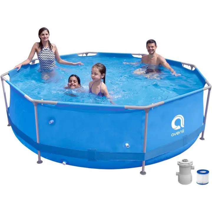 Piscina Desmontable Super Round Pool Set 300x76 cm. con Depuradora 1136 L. Jilong 17798EU - 1