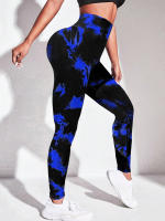 Leggings Deportivos Para Mujer Push-Up Yoga Shaper Leggings Cintura Alta Levantador De Glúteos Sin Costuras Opacas Para Gimnasio Fitness - details 4
