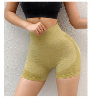 Shorts De Yoga Para Mujer Cintura Alta Secado Rápido Fitness Running Pantalones Deportivos Sin Costuras Transpirables Cómodos - details 8