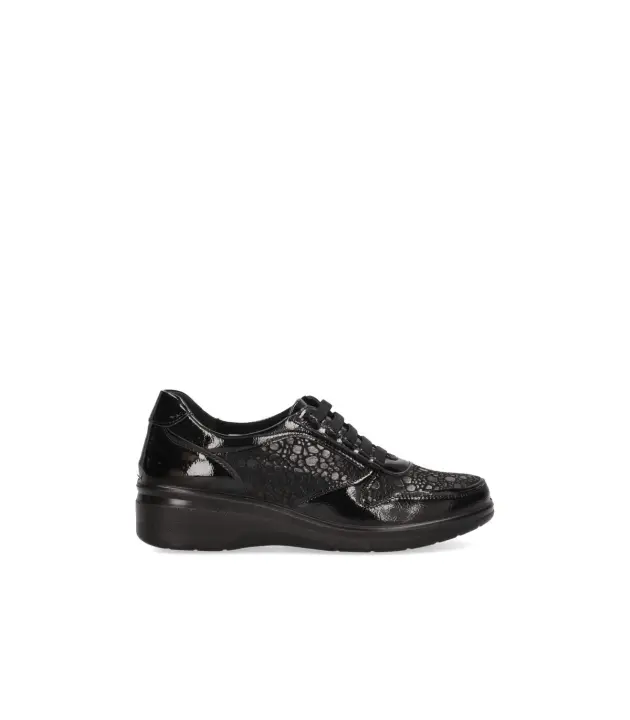 AMARPIES AMD25363 Negro BLUCHER COMFORT Suela plana - 1