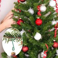 Ganchos S Shaped Para Adornos De Navidad Plásticos Soporte Para Esferas De Árbol De Navidad Decoración De Casa Y Fiestas De Año Nuevo - details 6