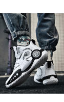 Zapatos De Baloncesto Para Hombre Algodón Transpirable Cómodos Zapatillas Deportivas Entrenamiento Alta Calidad Deportivas Para El Uso Diario - details 6