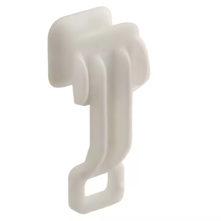 Riel Chyc RIEL CHYC Corredera Simple Frente - Color Blanco - Plástico - Ideal para el Montaje de Cortinas - Fácil de Instalar - 1