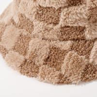 Gorro De Loro De Peluche Con Estampado De Leopardo Para Mujer Gorro De Pescador Redondo Suave Cálido Grueso De Otoño Invierno Para Esquiar - details 8