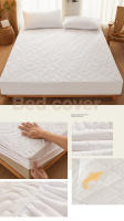 Sábana Protectora De Muelles Impermeable Y Antialérgica Con Patrón Cuadrado Para Cama Capa De Protección Contra Polvo Y Bacterias - details 11