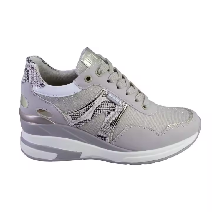 DANGELA 23038 Zapatillas casual de mujer beige 523 - 1