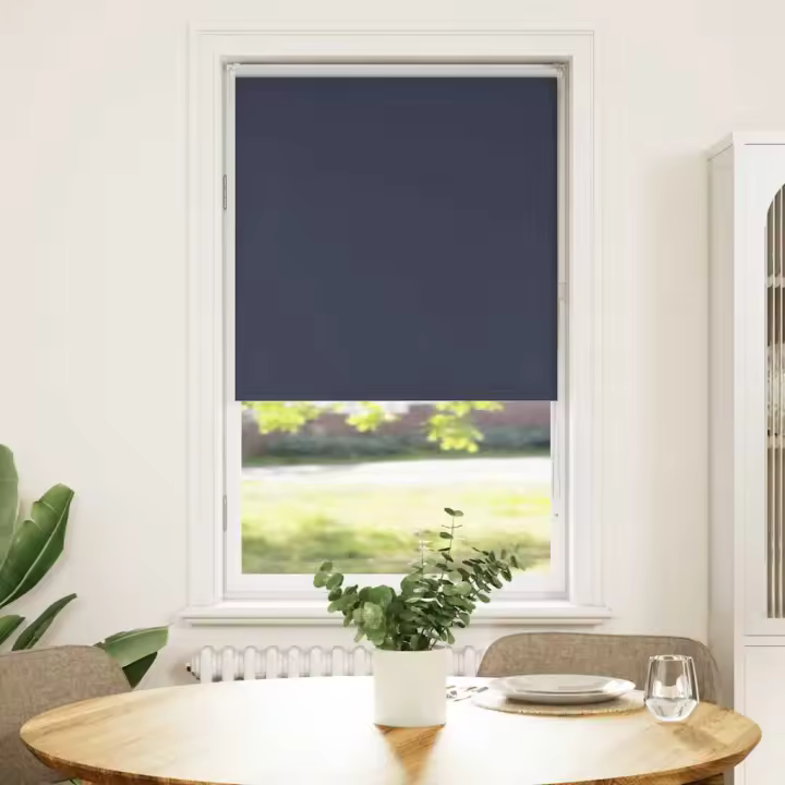 Estor Enrollable Opaco marino 70x130 cm Tela Ancho 65,7 cm - 1