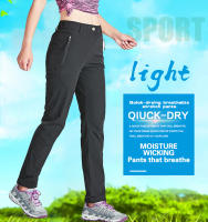 Pantalones De Trekking Para Mujer TRVLWEGO Verano Secado Rápido Elasticidad Adecuados Para Caminar Correr Pesca Camping Senderismo - details 8