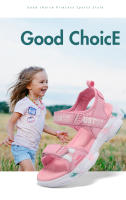Sandalias De Playa Antideslizantes Para Niñas Verano Talla 29-38 Con Diseño De Flores Zapatos Planos Casuales Transpirables Para Niños - details 3