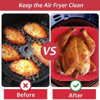 Gran Cesta De Silicona Para Air Fryer Antiadherente Moldes De Hornear Accesorios De Cocina Ecológicos Y Libres De BPA - details 2