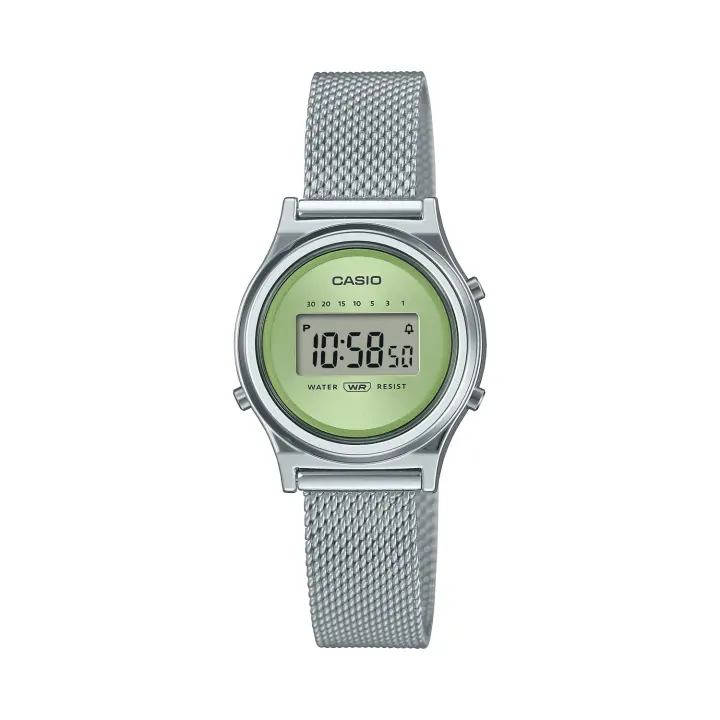 Reloj Casio mujer mini Collection LA700WEM-3A correa de acero inoxidable 30.8 × 26.3 × 7.9 mm - 1