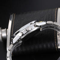 Reloj De Pulsera De Cuarzo PLADEN Para Hombres Lujo Acero Inoxidable Cronógrafo Deportivo Resistente Al Agua Con Manecillas Luminosas Y Calendario Completo Moda Casual - details 8