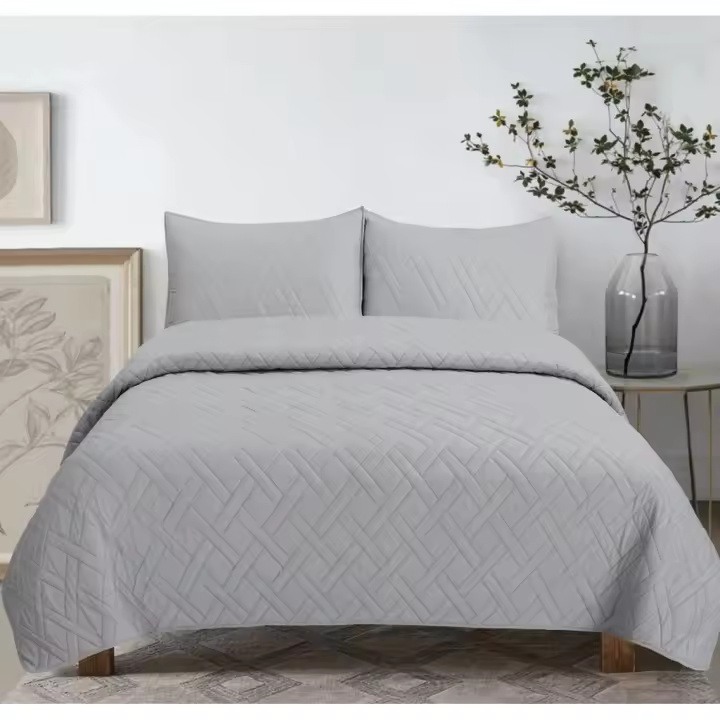 Colcha Bouti Icelands Sofía Loren Gris - Acolchado Fino - 1