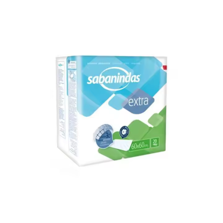 Sabanindas Protector Cama Extra Med 60X60 20 Unidades - 1