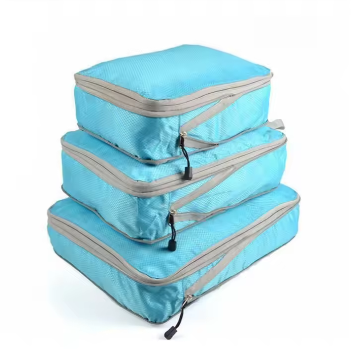 Bolsas de Almacenamiento de Viaje - Juego de 3 Piezas - Organizador de Ropa Comprimible - 1