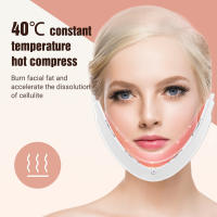 Correa Masajeadora Facial Eléctrica V-Face Lifter Con Control Remoto Eliminador De Doble Mentón LED 5 Modos Afirmación Belleza Dispositivo - details 2