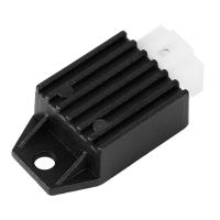 Regularizador De Tensión Para Motocicleta 12V Rectificador De Motor Para ATV 50cc 70cc 110cc 125cc Pieza Nueva De Aluminio Negro - details 1