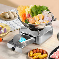 Estufa De Camping Mini De Acero Inoxidable Con Cajón Ajustable De Fuerza De Combustión Para Exteriores Y Senderismo Cocina Con Alcohol - details 4