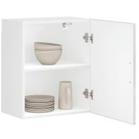 vidaXL Armarios pared para cocina 2 uds Porto madera ingeniería blanca en color Blanco/Roble Sonoma/Gris hormigón y más | almacenamiento funcional diseño moderno para baño dormitorio sala - details 2