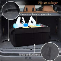 Memories Organizador Maletero coche, Almacenaje Maletero, Plegable, 3 compartimentos, Bolsillos, impermeable - details 2