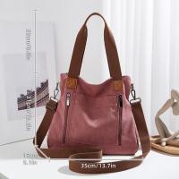 Bolso De Hombro Para Mujer En Lona De Gran Capacidad Bolso Multifuncional De Moda Para Comunicación Al Aire Libre Bolso Cruzado - details 6