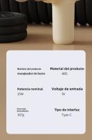 Pistola de Masaje Profesional 6 Velocidades,4 Cabezales Intercambiables,Tecnología Silenciosa,Portátil para Músculos y Articulaciones - details 19
