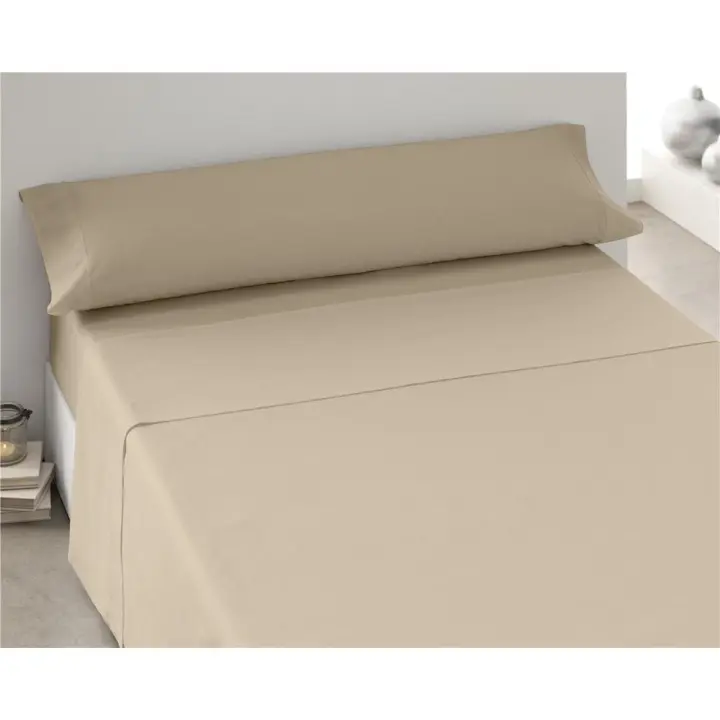 Aicasa - Juego de Sábanas, Set de Sabanas con 3 Piezas, Sábana Bajera Ajustable, Sábana Encimera y Funda de Almohada Larga, 3 Piezas, 100% Poliéster,Hipoalergénicas, Modelos Lisos para Cama 90/105/135/150cm - 1