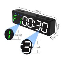 Reloj de entrenamiento con Barería, mini temporizador portátil de Gimnasio con imán incorporado para gimnasio en casa, programable - details 0