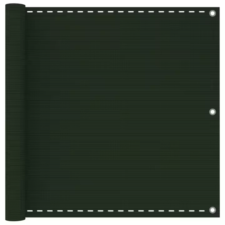 Toldo para Balcón HDPE verde oscuro 90x300 cm - 1