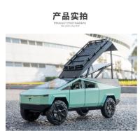 Modelo De Coche De Aleación 1:24 Tesla Pick up Juguetes RV De Camping Decoración Regalo Metal Sin Batería Para Mayores De 14 Años - details 16