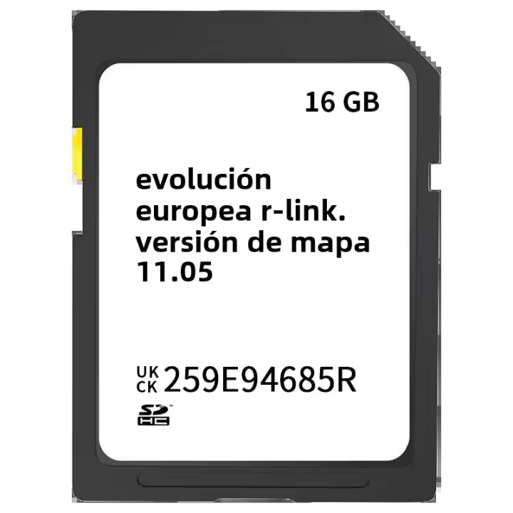 Tarjeta SD De Navegación Satelital R-Link 11.05 Mapa GPS Para Coche Versión Europea Reciente Para Renault - 1