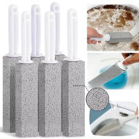 Limpieza Natural De Inodoro Con Piedra Pumice Y Cepillo Para Baño Con Mango Largo Gadgets De Limpieza De Baño Material Plástico - details 0