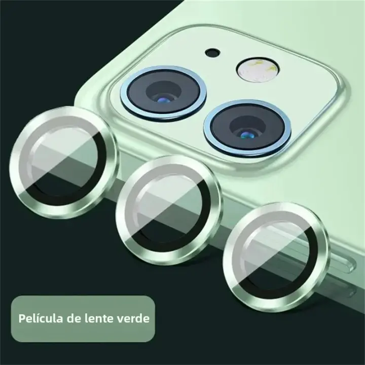 Protector De Lente De Cámara Metálico Para iPhone 11 12 13 14 15 pro Max 15 14 plus 13 12 Mini Protección Para Glass De Cámara En iPhone 14 pro Max - 1