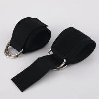 Pareja De Tirantes Para Tobillo Ajustables Con Anillo D Para Gimnasio Entrenamiento De Muslos Y Glúteos Seguridad En Ejercicios De Fuerza - details 4