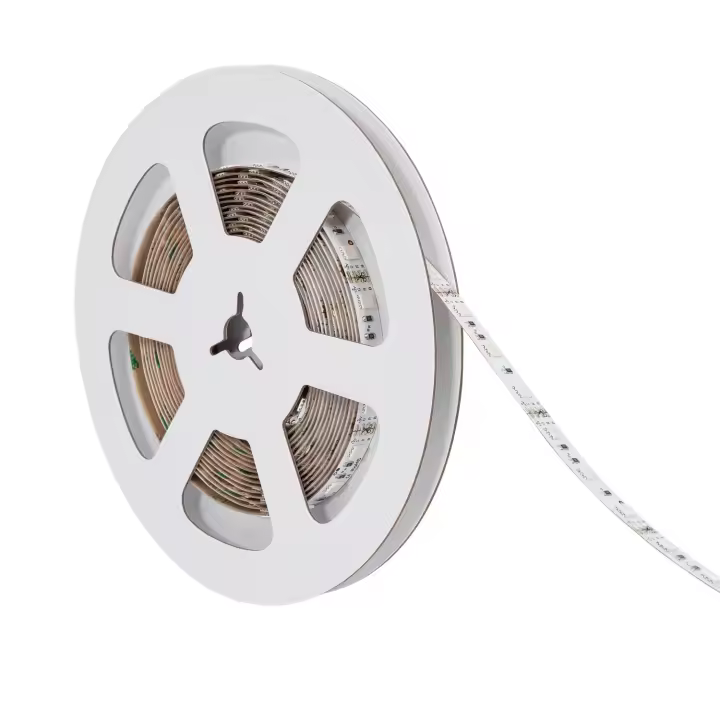 Ledkia Tira LED 12V RGB SMD 60 LED/m 5m 9W/m Ancho 10mm Corte 5cm IP20 RGB - 1