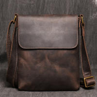Bolso cruzado de piel auténtica para hombre, bandolera de hombro de piel de vaca de 7,9 pulgadas para iPad - details 2