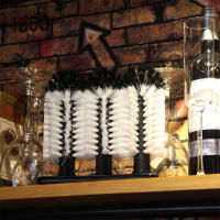 Set De 3 Cabezas De Cepillo Para Limpieza De Botellas De Agua Con Base De Absorción Para Cristales Y Cervezas Material De Nylon Eco-amigable - details 11