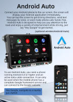 Radio De Coche DuoDton 2din 9'' Pantalla Táctil HD Con CarPlay Para VW Volkswagen Golf Passat Seat Reproductor Multimedia MP5 FM Estéreo Negro - details 3