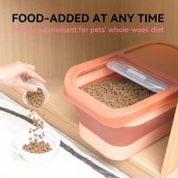 Contenedor De Almacenamiento Para Alimentos Para Perros Y Gatos Colapsable 13/33LB Caja De Alimentos Para Gatos Con Tapa Airtight Para Cocina Granos Y Arroz - details 14