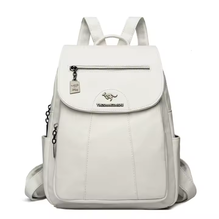 Mochila de mujer de nuevo estilo, bolso de viaje de cuero suave de gran capacidad, mochila de piel de oveja sintética antirrobo para estudiantes de moda - 1