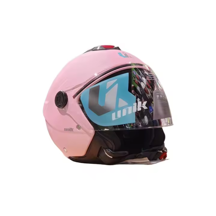 Casco abierto Jet Unik Vertex Matt Pink - 1