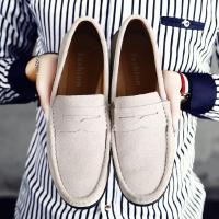 Zapatos Casuales Para Hombre De Cuero De Alta Calidad Mocasines Con Cordones Tamaño 38-47 Diez Colores Slip-on Zapatos De Conducción Moda Transpirables Y Massajeados - details 43