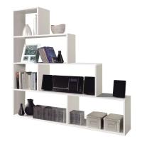 Meimon Estantería KLUM decorativa con 6 huecos, melamina E1, 145x145x29 cm, tablero de partículas de 15 mm, cantos melamínicos, tacos ABS antirruido, soporta hasta 20 kg, color neutro, peso 25,85 kg, embalaje compacto 1580x302x112 mm - details 3